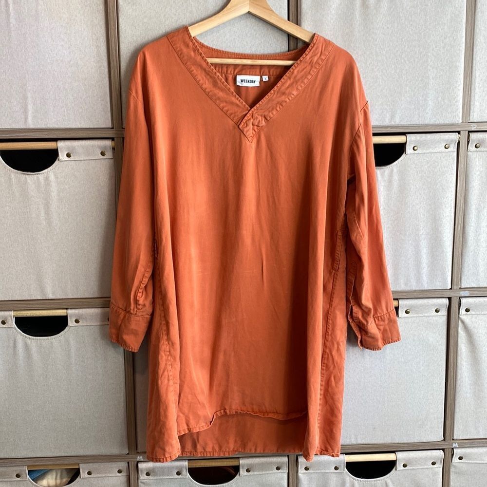 Weekday Lyocell baba dress